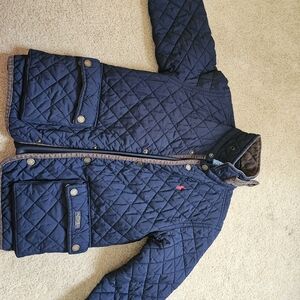 Polo by Ralph Lauren Kids Blue Quilted Puffer Jacket